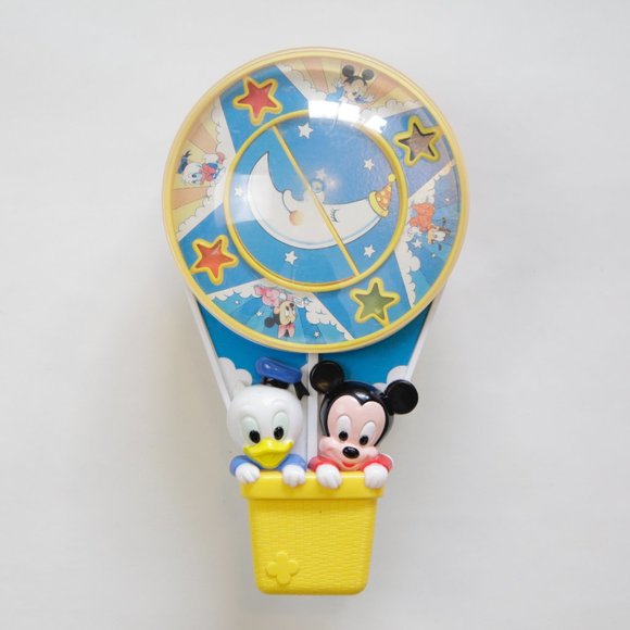 80s Vintage Disney Babies Mickey Musical Crib Toy - Picture 3 of 5